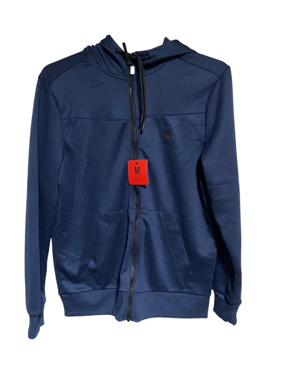 Spyder Active Mens Full-Zip Hoodie Size M Athletic Lightweight Warm Full Zip